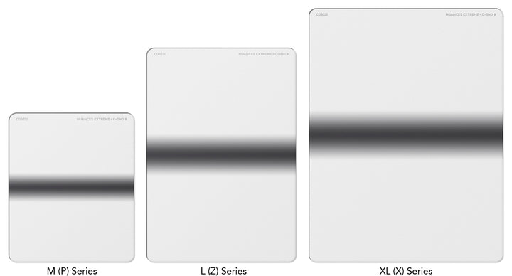 Cokin NUANCES Extreme Center GND ND8 Soft 3 F-Stops P-Serie