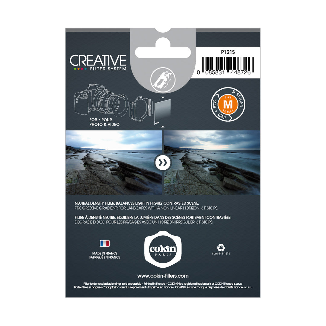 Cokin G2 - ND8 Soft 3-Stop Graduated Neutral Density (121S